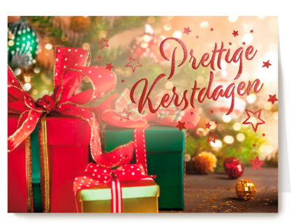Prettige kerstdagen kerstcadeau
