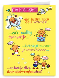 een kleinkind blijft een wonder
