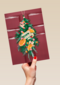 Kerstkaart happy holidays