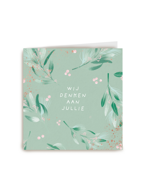 Wij denken aan jullie kerst