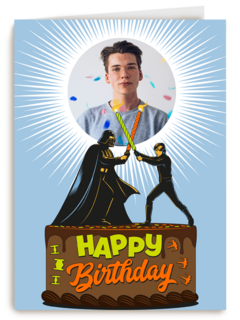 Happy Star Wars Birthday fotokaart