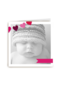 fotokaart vierkant baby kaart roze hartjes