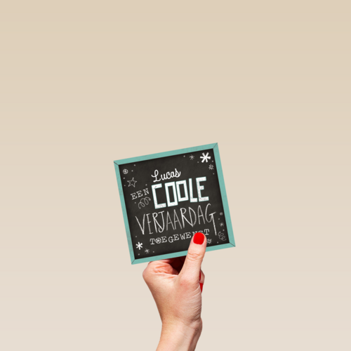 krijtbord coole verjaardag