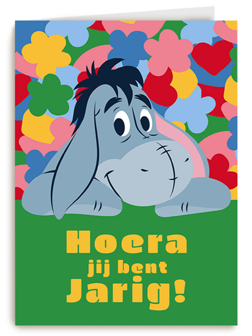 Kaart | Verjaardag | Winnie The Pooh Eeyore Jarig
