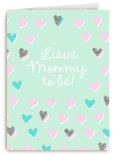 moederdag kaart lieve mommy to be