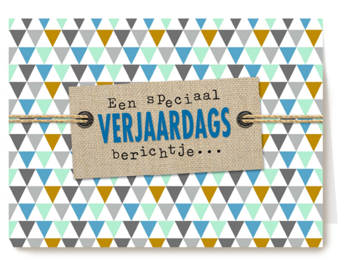 een speciaal verjaardagsberichtje