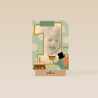 hoera een jaar kids jongen