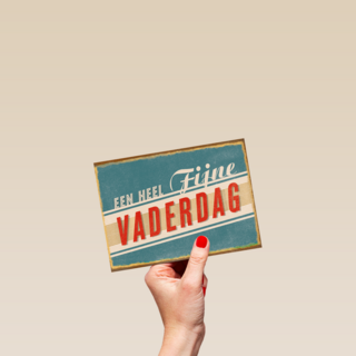 vaderdag kaart klassiek een heel fijne vaderdag