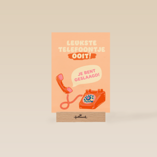 Leukste telefoontje ooit je bent geslaagd
