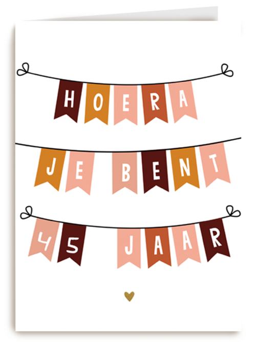 Verjaardagskaart Hallmark | Verjaardagskaart Slingers Met Leeftijd
