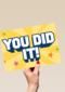Complimentkaart you did it