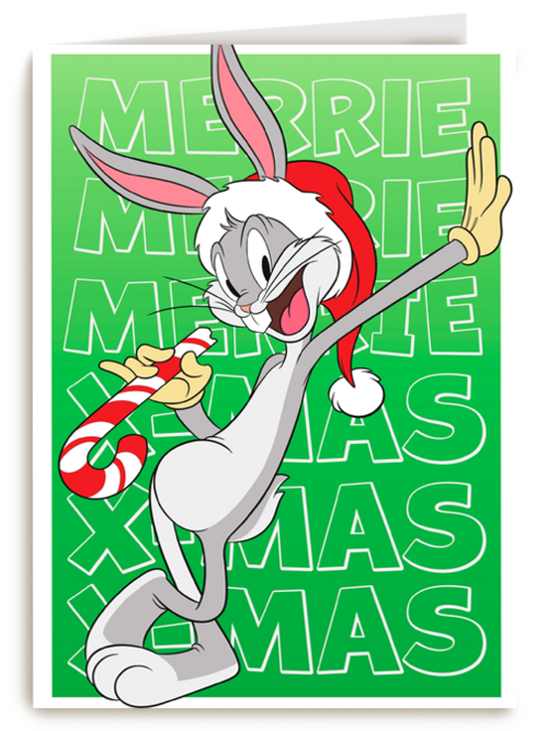 merrie xmas met bugs bunny