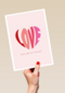 Valentijnskaart Love you are so lovely