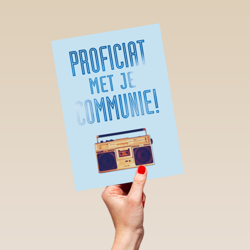 Proficiat met je communie Boombox