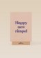 Verjaardagskaart vrouw grappig Happy new rimpel