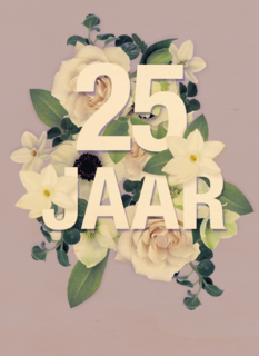 boeket voor vijfentwintig jaar