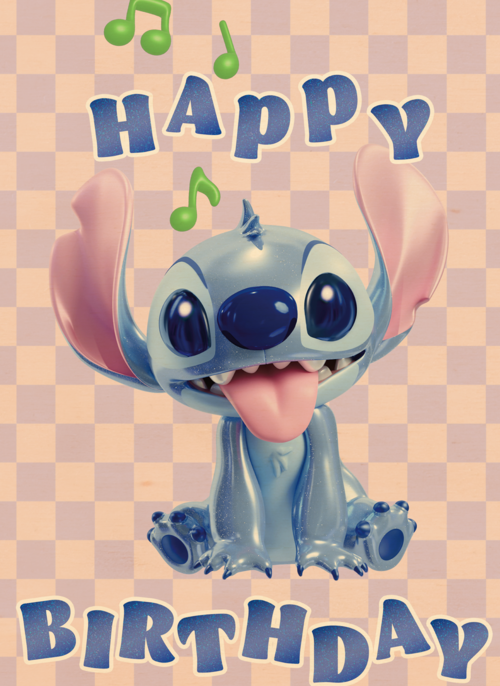 Stitch Happy Birthday