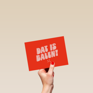 Geslaagd Dat is balen