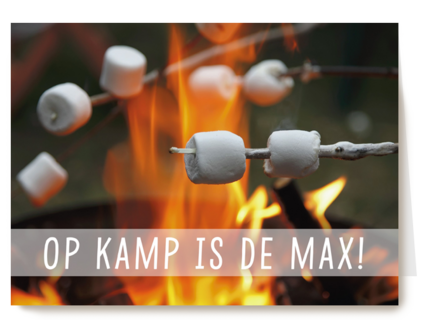 op kamp is de max