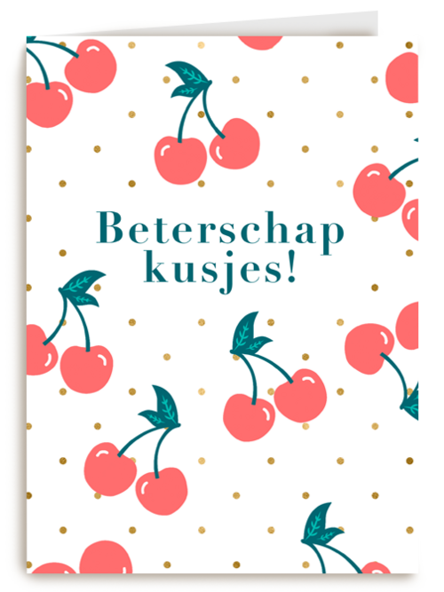 Kaart Hallmark | Beterschapskaarten | Beterschap Kusjes