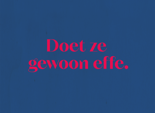 andC Doet ze gewoon effe