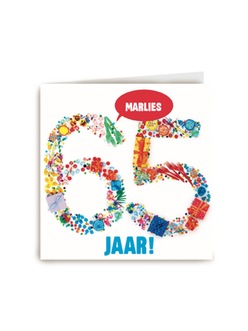 verjaardag leeftijd plus 65 jaar