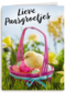 lieve paasgroetjes met mand