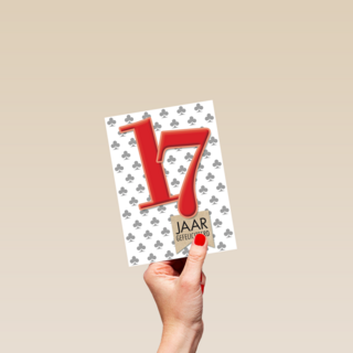 zeventien rood klavers