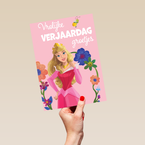 Disney vrolijke verjaardagsgroetjes Doornroosje