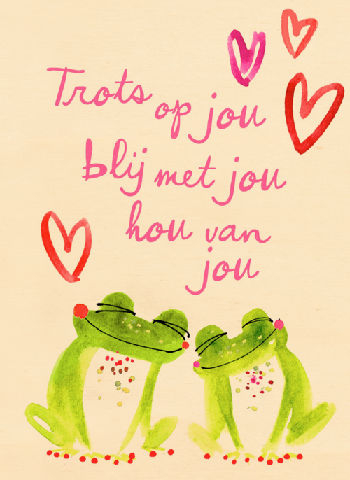 Houten Kaart Valentijn | Houten Kaart Hallmark | Valentijn | Valentijnskaart Klassiek Blij Met Jou Hou Van Jou