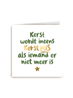 herinnering kerst wordt kerstmis als iemand er niet is