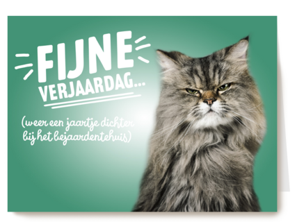 weer een jaartje dichterbij het bejaardentehuis