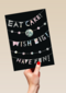 verjaardag leeftijden eat cake wish big have fun