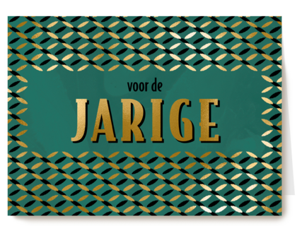 verjaardag kaart voor de jarige