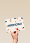 Proficiat met confetti
