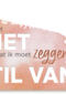 ik weet niet wat ik moet zeggen