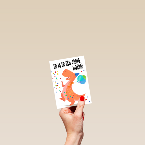 er is een jarig t rex hoera