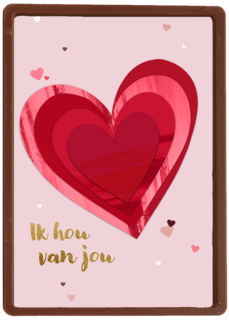 Valentijn Ik hou van jou hart