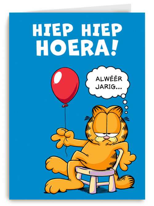 Garfield Alweer jarig