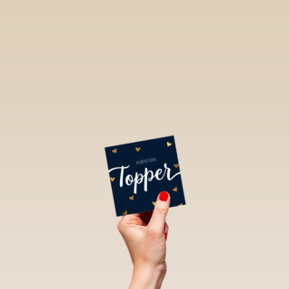 valentijnskaart stijlvol jij bent een topper