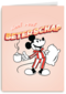 Mickey Mouse in pijama beterschapskaart