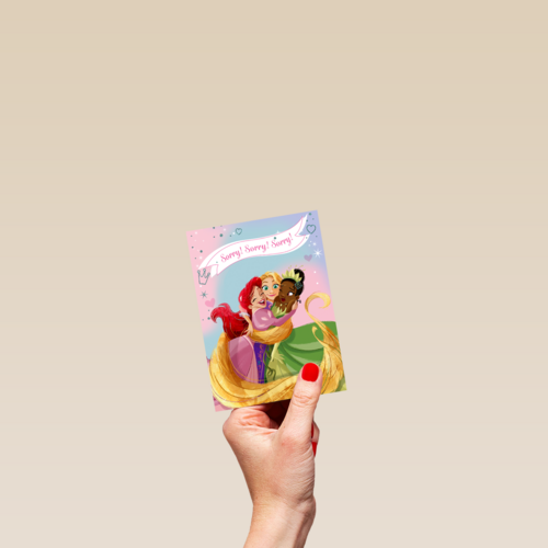 Sorry kaart Disney prinsessen