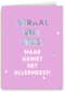 Verjaardagskaart vrouw hip Geniet het allermeest