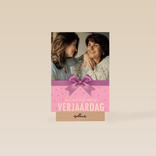 verjaardag kaart foto klassiek heel veel liefs voor je verjaardag