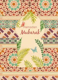 eid mubarak kaart ramadan mubarak