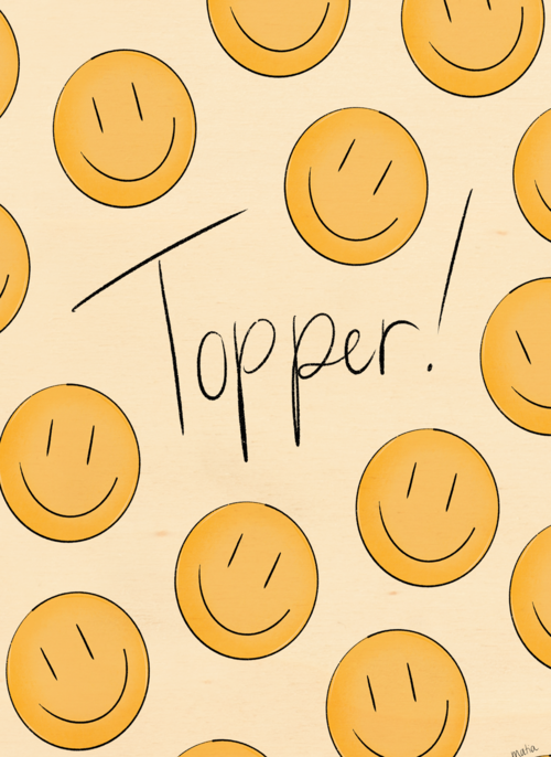 Smiley Topper Matia Studio