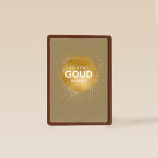 moederdag kaart stijlvol jij bent goud waard gouden cirkel