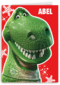 Toy Story kerstkaart Rex