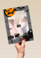 fotokaart halloween begraafplaats
