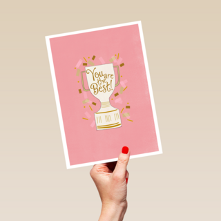 Complimentkaart you are the best